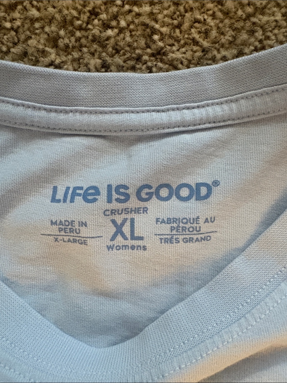 Life Is Good Light Blue 'Among the Trees' Graphic Tee - Picture 4 of 5